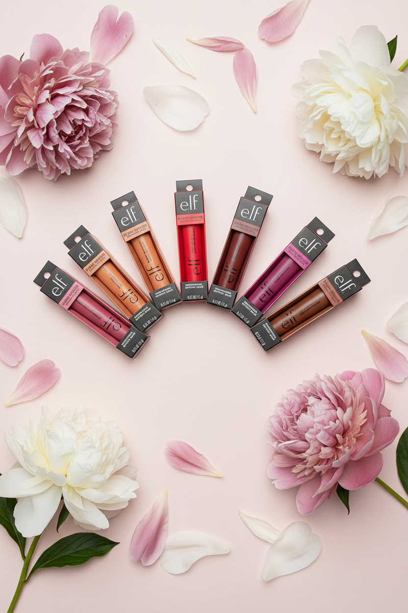 e.l.f. Glow Reviver Flat Lay
