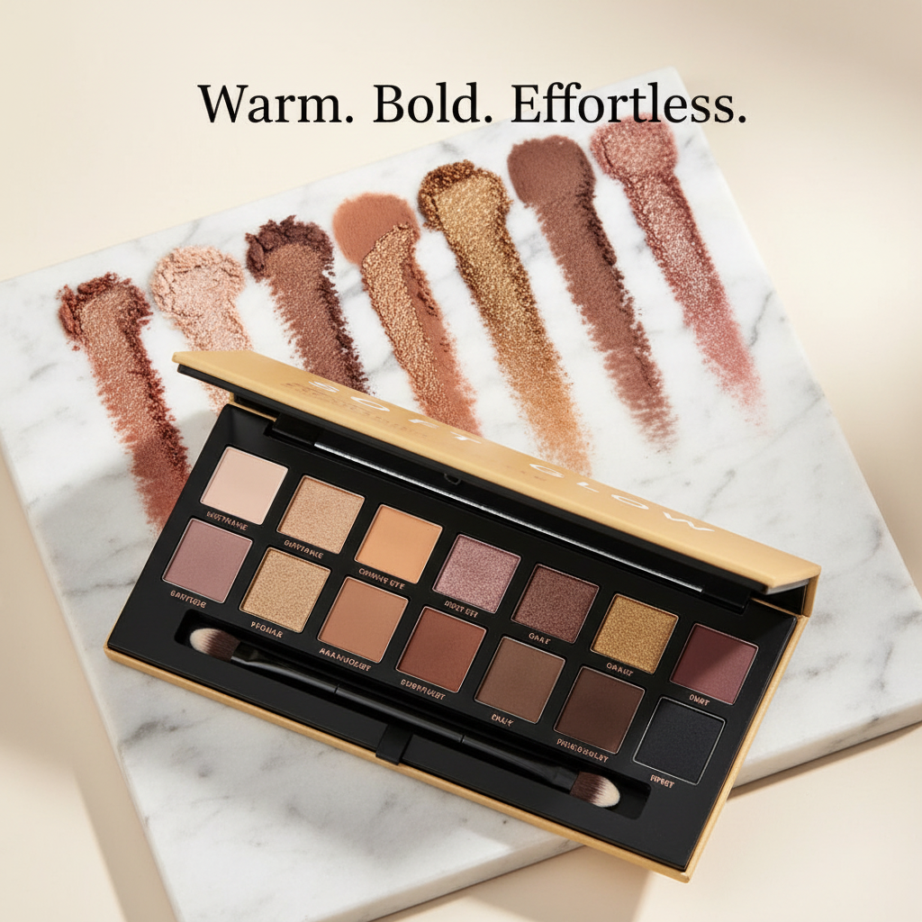 Earth Tone Palette – Swatch Close-up Ad