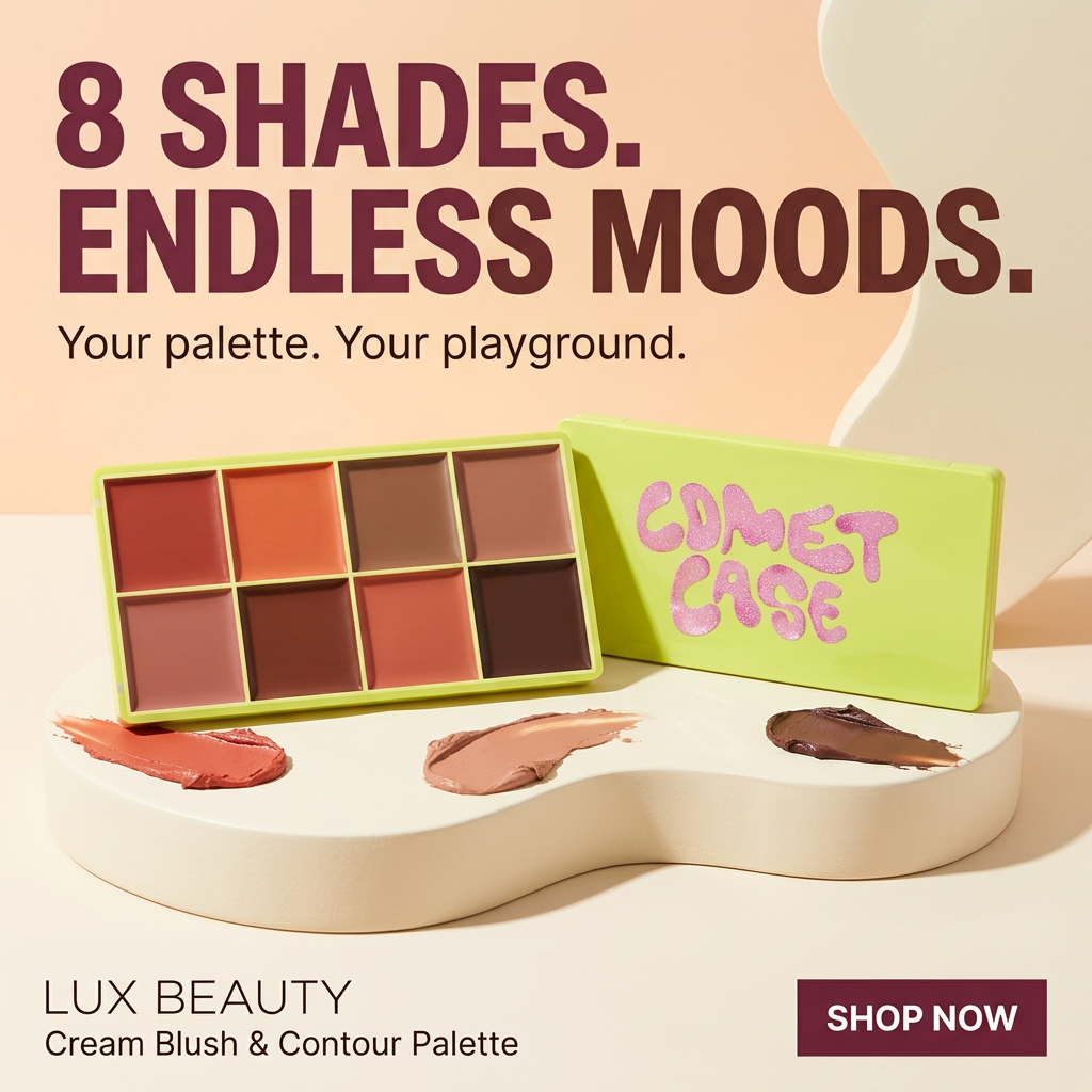 Eight Shades Endless Moods Facebook ad