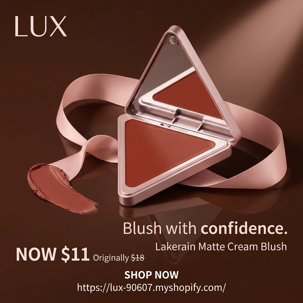 Espresso and pink ribbon LUX ad, now $11 originally $18