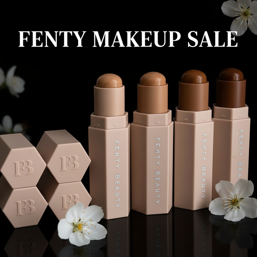 Fenty Makeup Sale - Black Background