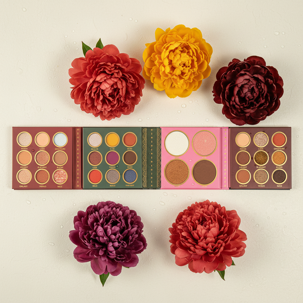 HANDAIYAN Open Palette with Color-Matched Peonies
