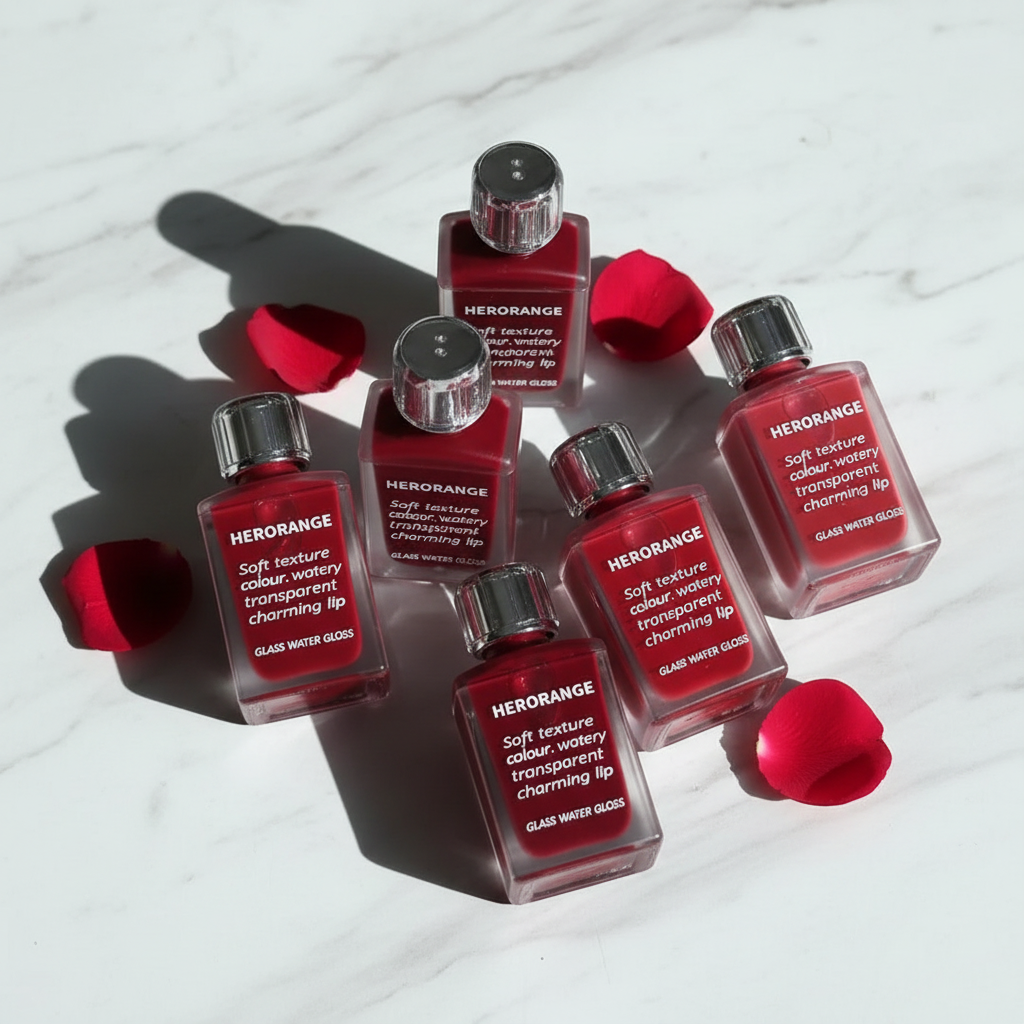 HERORANGE Glass Water Gloss – Luxury Flatlay