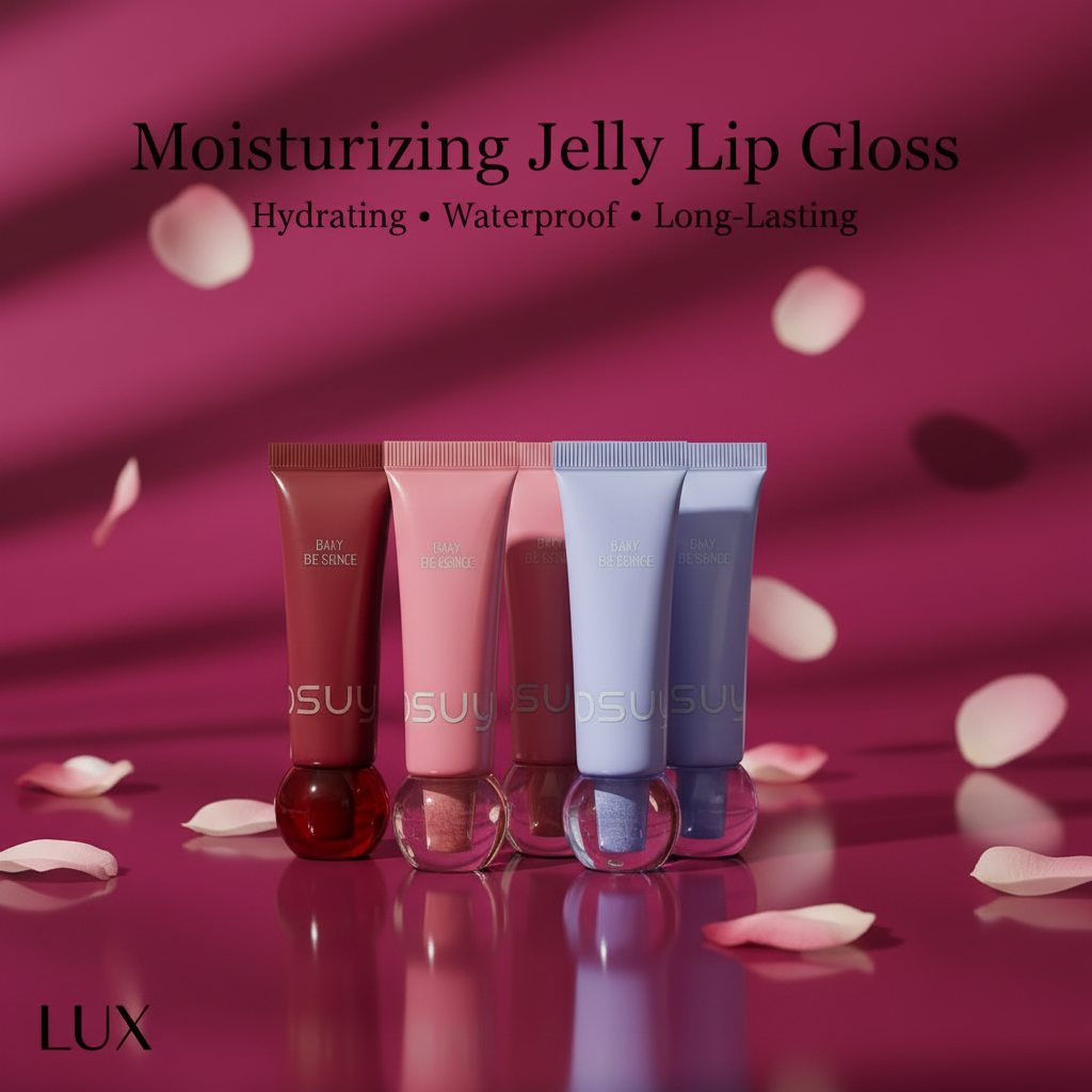Lip Gloss Banner - Dark Pink