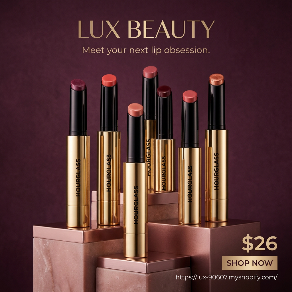 LUX Beauty plum ad with $26 price