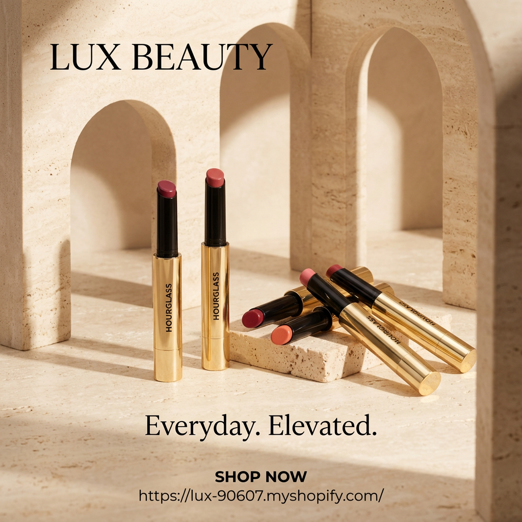 LUX Beauty sunlit ivory ad