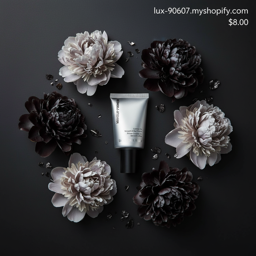 Makeup Primer Flat Lay with Exact Product v2